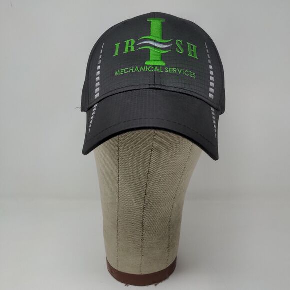 Cap America Golf Irish Mechanical Services Strapback Hat Black Adjustable - Picture 2 of 12